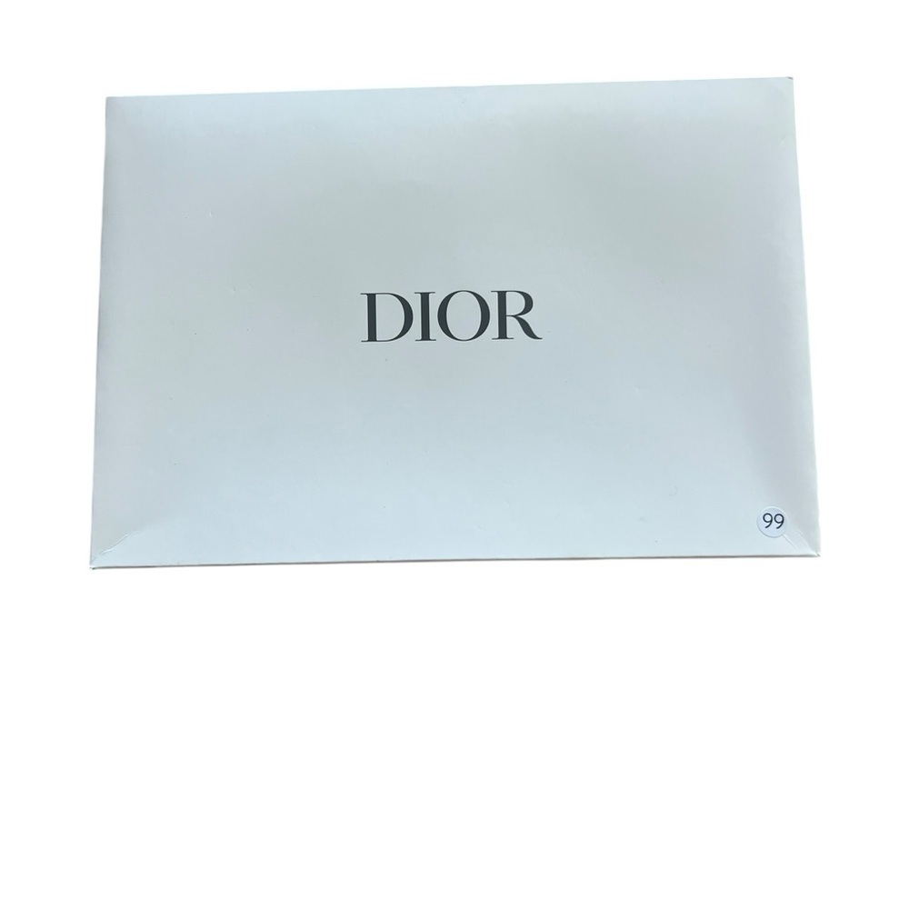 DIOR Beauty Cosmetic Bag – Beige Pouch Clutch – Soft Faux Leather – NEW in Box! - Picture 9 of 13